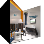 3d модель стенда SkyWay на выставке Innotrans 2016